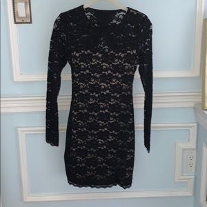 EXPRESS black Lace Cocktail Dress
